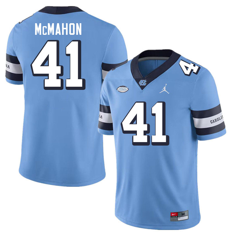 Men #41 Kenyon McMahon North Carolina Tar Heels College Football Jerseys Stitched-Throwback